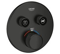 GROHE 291372430 Grohtherm Smartcontrol Vanne thermostatique double fonction avec module de commande, noir mat