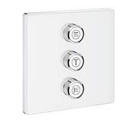 GROHE Grohtherm SmartControl - Vanne d’arrêt encastré pour 3 sorties chrome / blanc lune