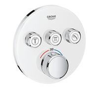 Thermostatique encastré GROTHERM SMARTCONTROL GROHE 29904LS0 - 3 sorties - blanc