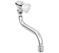 Grohe Costa valve de sortie 30484001 chromé , bec de tube pivotant, repères bleus