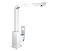 GROHE Mitigeur évier Eurocube 31255000 – chromé, monocommandé, bec haut orientable, saillie 202 mm