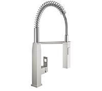 GROHE Eurocube - Mitigeur monocommande de cuisine bras simple supersteel