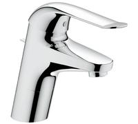 GROHE Mitigeur lavabo Euroeco Special 32766000 – grande chromé avec garniture de vidage