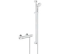 Grohe 34256004 Grohtherm 1000 Mitigeur Thermostatique Dn 15 avec Garniture de Douche Chrome,