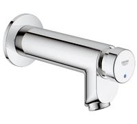 Grohe Robinet mural à fermeture temporisée Euroeco CT 36266000 2000 /2", marquage bleu/rouge, chromé
