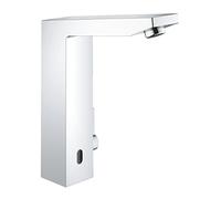 GROHE Mitigeur lavabo Eurocube E Infrarouge, mélangeur, limiteur de température, Chrome