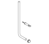Grohe 37107000 Robinet de Chasse WC Tube de chasse 600 x 200 mm (Import Allemagne)