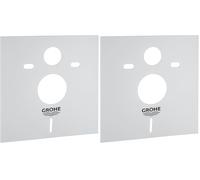 GROHE 37131000 Set d'Isolation Phonique (Import Allemagne), Gris (Lot de 2)
