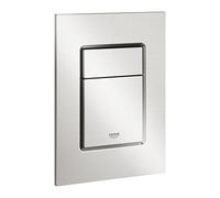 Plaque de recouvrement du Grohe Skate Cosmopolitan S pour 2 quantitÃ©s et opÃ©ration de dÃ©marrage + arrÃªt, Coloris: acier super - 37535DC0
