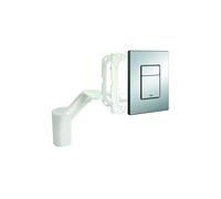 GROHE Skate Cosmopolitan - Plaque de commande pour WC avec double chasse et marche/arrêt chrome / chrome