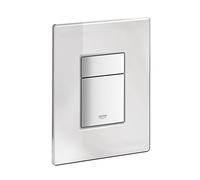GROHE Skate Cosmopolitan - Plaque de commande pour WC avec double chasse et marche/arrêt réfléchissant / chrome