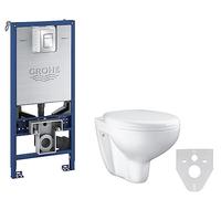 GROHE 39597000 Rapid SLX 39596000 Élément, 1,13 m de Hauteur, électrique et raccordement à l'eau pour Douche, WC, sans Tuyau d'évacuation, Bleu