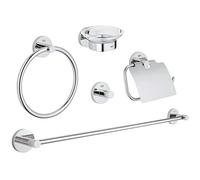 GROHE 40344001 Essentials Set d'Accessoires Argent Chromé