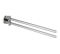 Grohe Essentials porte-serviettes 40371001 43,9 cm, 2 bras, pivotante , chromé