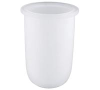 Grohe Bau Cosmopolitan verre de remplacement 40393000 pour ensemble de brosses de toilettes, blanc satiné