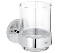 Grohe Essentials support à verre 40447001 verre avec Halter , chromé