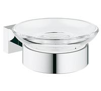 Grohe Essentials Cube porte-savon 40754001 chrome, porte-savon avec Halter