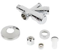 Grohe 41070000 Original Was Combi Grohe Robinet Équerre, Tête Chambre Graisse 3/8 avec Clapet Anti-Ret our, Combinable avec Aérateur Construction Forme C