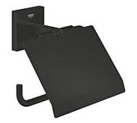 GROHE Porte-papier Start Cube 411022430 mural métal fixations cachées avec couvercle noir mat