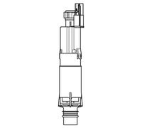GROHE Robinet de vidange 42253000 pour réservoir 2 volumes