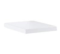 GROHE Siège WC Cube Céramique 39488000 – fermeture amortie, avec couvercle – Blanc alpin