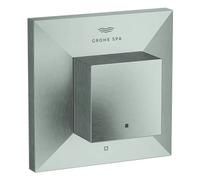 Grohe Allure Brilliant Façade pour robinet d'arrêt encastré Finition inox brossé