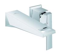 Grohe Allure Brilliant Mitigeur lavabo 2 trous, saillie 161mm, montage mural, kit de finition pour corps d'encastrement, 29402000, Couleur: chrome