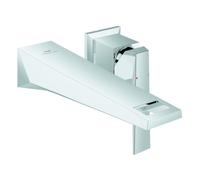 Grohe Allure Brilliant Mitigeur lavabo 2 trous, saillie 210mm, montage mural, kit de finition pour corps d'encastrement, 29403000, Couleur: chrome
