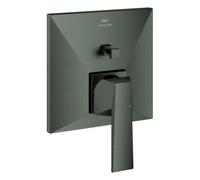 Grohe Allure Brilliant Mitigeur monocommandé pour bain, montage final pour corps d'encastrement, inverseur automatique, 24279AL0, Couleur: graphite dur brossé