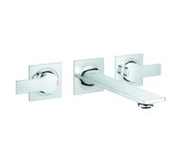 Grohe Allure Mélangeur de lavabo 3 trous, saillie 208mm, montage encastré, 20193002, Couleur: chrome