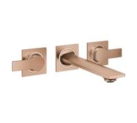 Grohe Allure Mélangeur de lavabo 3 trous, saillie 208mm, montage encastré, 20193DL2, Couleur: coucher de soleil chaud brossé