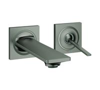 Grohe Allure Mélangeur lavabo 2 trous, saillie 154mm, montage encastré, 19309AL2, Couleur: graphite dur brossé