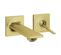 Grohe Allure Mélangeur lavabo 2 trous, saillie 154mm, montage encastré, 19309GN2, Couleur: lever de soleil frais brossé