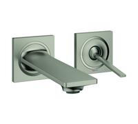 Grohe Allure Mélangeur lavabo 2 trous, saillie 154mm, montage encastré, 19309MS2, Couleur: satin steel