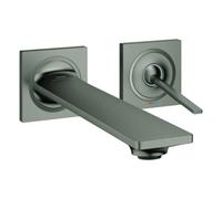 Grohe Allure Mélangeur lavabo 2 trous, saillie 212mm, montage encastré, 19386AL2, Couleur: graphite dur brossé