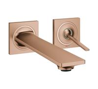 Grohe Allure Mélangeur lavabo 2 trous, saillie 212mm, montage encastré, 19386DL2, Couleur: coucher de soleil chaud brossé