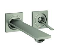 Grohe Allure Mélangeur lavabo 2 trous, saillie 212mm, montage encastré, 19386MS2, Couleur: satin steel