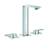 Grohe Allure Mélangeur lavabo 3 trous, saillie 143mm, vidage à tirette, 20188001, Couleur: chrome
