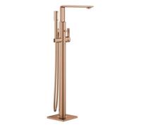 Grohe Allure Mitigeur monocommandé pour bain, montage au sol, incl. set de douche, saillie 263mm, 25222DL1, Couleur: coucher de soleil chaud brossé