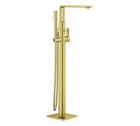 Grohe Allure Mitigeur monocommandé pour bain, montage au sol, incl. set de douche, saillie 263mm, 25222GN1, Couleur: lever de soleil frais brossé