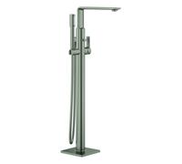 Grohe Allure Mitigeur monocommandé pour bain, montage au sol, incl. set de douche, saillie 263mm, 25222MS1, Couleur: satin steel