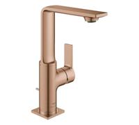 Grohe Allure Mitigeur monocommandé pour lavabo, L-Size, saillie 131mm, vidage à tirette, orientable, 32146DL1, Couleur: coucher de soleil chaud brossé