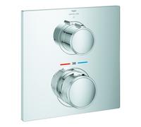 Grohe Allure Thermostat encastré, 1 vanne d'arrêt, 19380002, Couleur: chrome