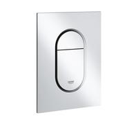Plaque de recouvrement Grohe Arena Cosmopolitan S pour la quantité 2 et l'opération start + stop, 37624P00, Couleur: Chrome Mat