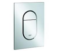 GROHE Plaque de recouvrement Arena Cosmopolitan S – 2 volumes / marche/arrêt – Chromé 37624000