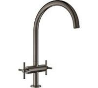Grohe Atrio Grohe 2 poignées 30362AL0 graphite dur brossé, avec bec C avec mousseur