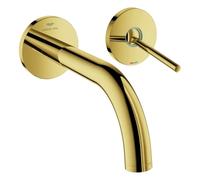 Grohe Atrio Mélangeur lavabo 2 trous, montage encastré, saillie 185mm, levier à goupille, 29410GL0, Couleur: un lever de soleil frais