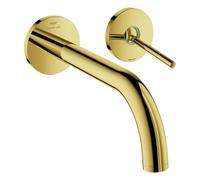 Grohe Atrio Mélangeur lavabo 2 trous, montage encastré, saillie 221mm, levier à goupille, 29406GL0, Couleur: un lever de soleil frais