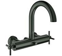 Grohe Atrio mitigeur de bain à deux poignées 25268AL0 2000 /2", graphite dur brossé