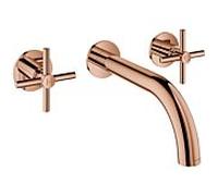 Grohe Atrio Mitigeur lavabo 3 trous 20661DA0 montage mural, coucher de soleil chaud